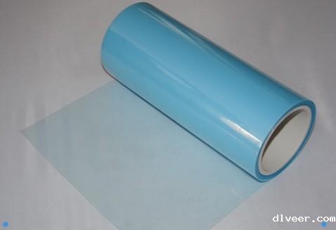 淡蓝色涂胶PE膜 淡蓝色涂胶PE膜
