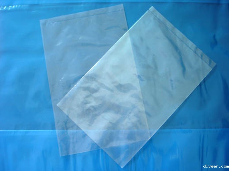 Flat pocket PE packaging bag, steel cord packaging film